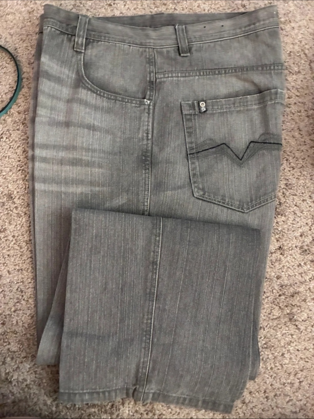South Pole Men's Gray Straight Jeans